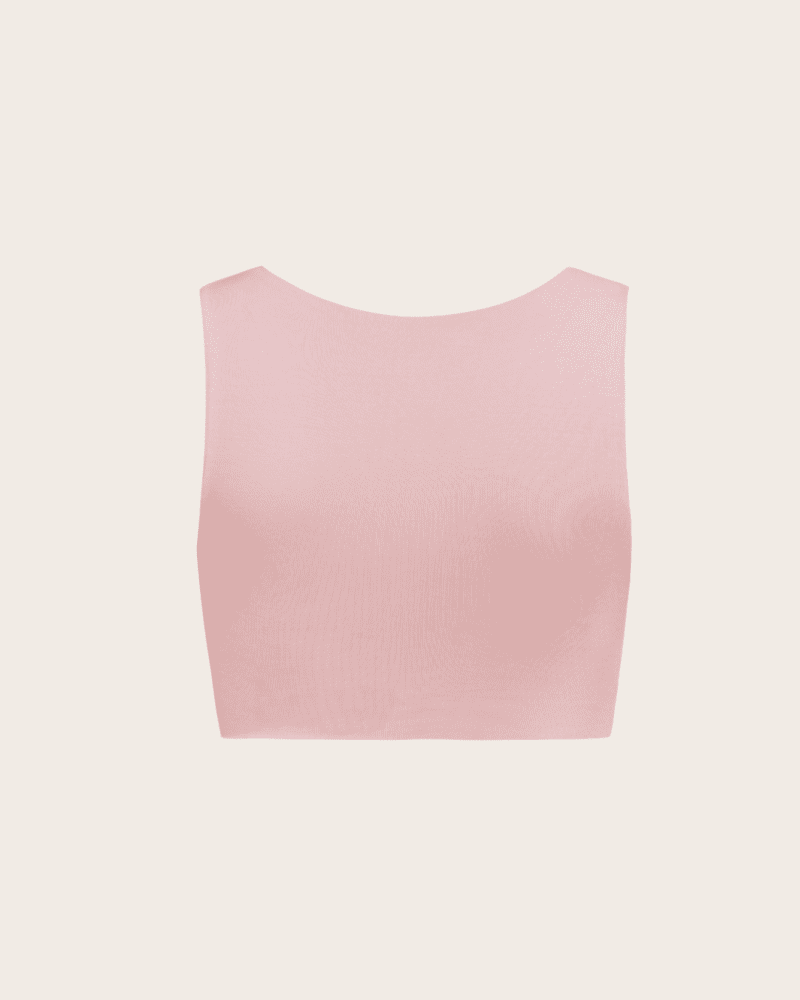 TOP PINK CARO SHORT - obrazek 2