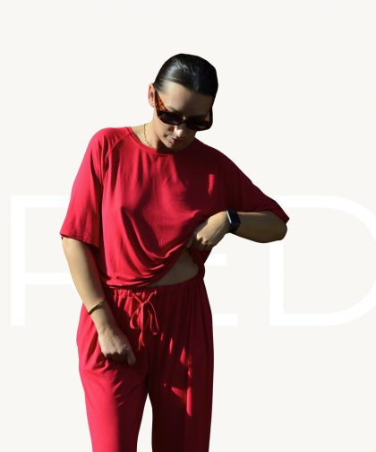 TISZERT RED OVERSIZE