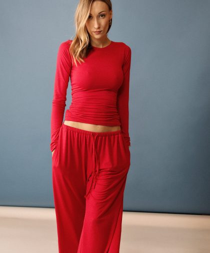 PODWÓJNY LONGSLEEVE RED